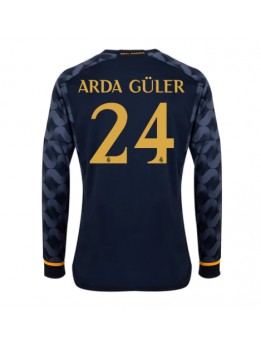 Moški Nogometna dresi replika Real Madrid Arda Guler #24 Gostujoči 2023-24 Dolgi rokav